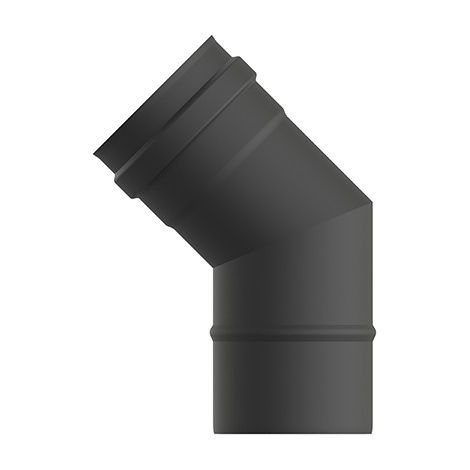 CODO ESTUFA VITRIFICADO MATE PELLET 45 - 100 MM