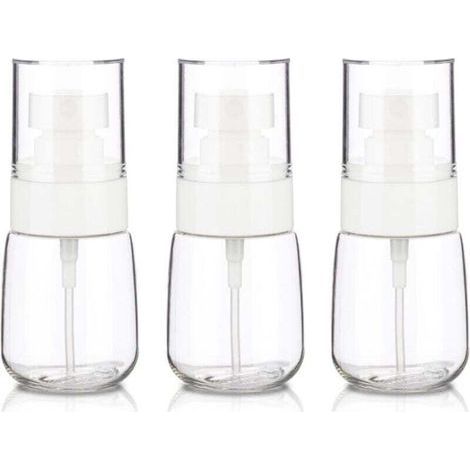UlisemLot de 3 petits vaporisateurs de voyage 30 ml, vaporisateurs de voyage vides, mini vaporisateurs en plastique à brume fine (1/4)