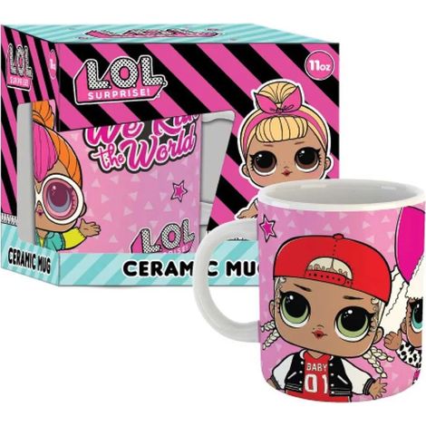Tazza ceramica GB eye lol surprise 300 ml rosa