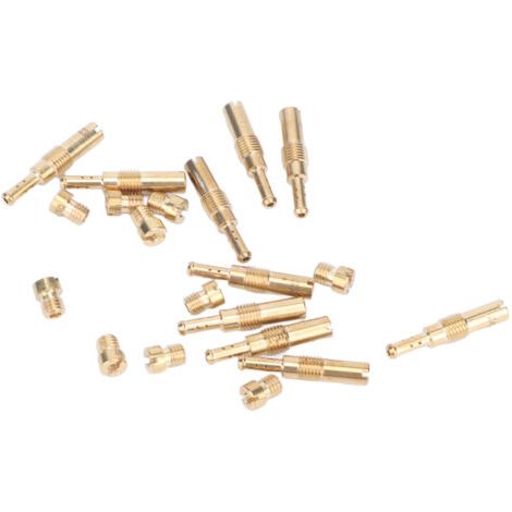 20 Pcs Moto Carburateur Principal Jet Kit Buses Pilote Jets Lents pour Keihin PWK CVK PE Carb (1/5)