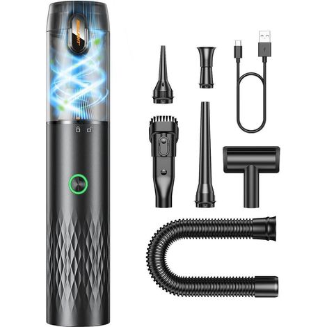 Akku-Handstaubsauger 18.000 Pa mit HEPA-Filter, 2 Saugmodi, 40 Min Laufzeit, Typ-C (1/5)