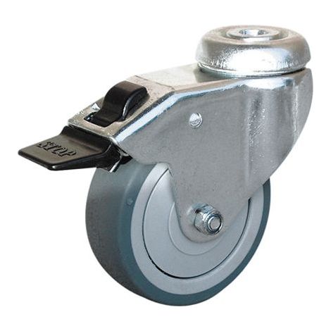 Roulette industrielle Pivotante Guitel Hervieu, Acier galvanisé, Ø 75mm, 50kg ( Prix pour 1 )