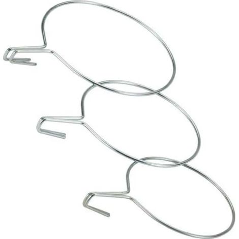 Huerto Sauvic anillo colgante 18 cm galvanizado fácil instalación