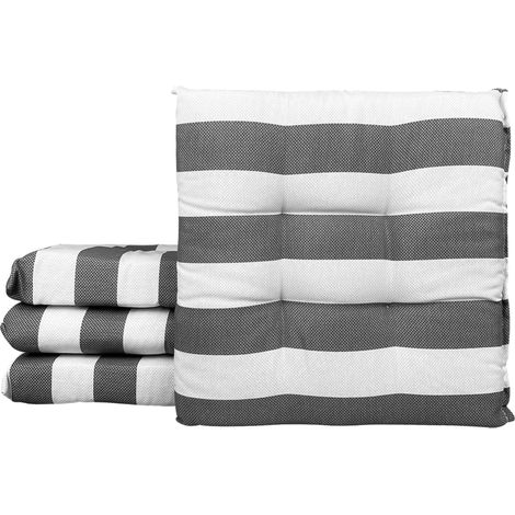 Set 4/6 Cuscini Geometrico Sedia con Lacci Prodotto Italiano 40 x 40 PaoloGrig - 4 Pezzi