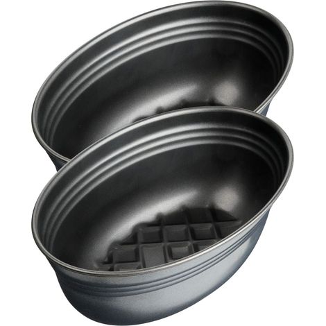 Ensemble de 2 Moules à pain ovale 26 x 16 cm Zenker Black Metallic (1/5)