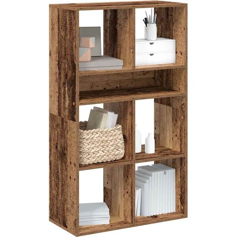 Bücherregal Altholz-Optik 66x31x112 cm Holzwerkstoff