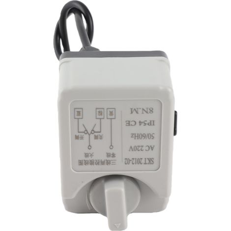 Vanne à bille motorisée 3 fils, commande 2 points, 1 position, 2 voies, automatique/manuelle, DN25, 220 V CA (1/5)