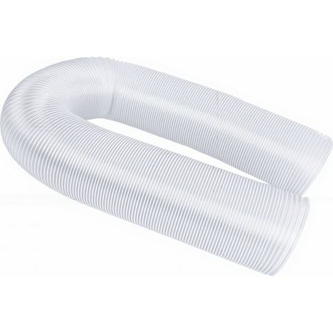 Tuyau d'aspiration de poussière en PVC transparent et flexible pour ateliers de menuiserie, système de collecte, diamètre intérieur 10 cm, longueur 3 m, avec pince en acier inoxydable (1/5)