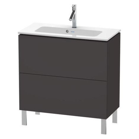 Meuble-lavabo L-CUBE 820x391mm 2 Au ta s-matt ES NB centre