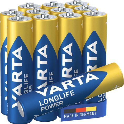 VARTA Batterie Longlife Power Alka. AAA Micro LR03 1.5V 1Bli=12Stk (1/5)