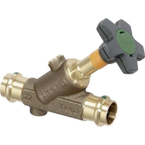 Viega Schrägsitzventil mit SC-Contur Easytop 2237.5, DN 40, d. 42mm, Rotguss (1/2)