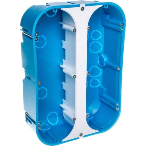Sechspoliger Gerätekasten P6x60D blau 32174203