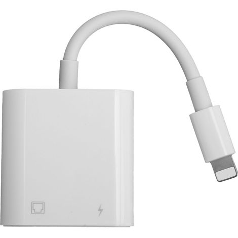 Adaptateur Ethernet USB-C vers RJ45 pour iPhone, Câble de Conversion Rapide Compatible iOS (1/5)