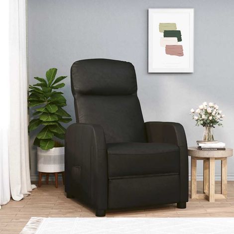 Relaxsessel Schwarz Kunstleder (1/5)