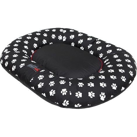 Hobbydog Camastro tipo pontón para perro negro tamaño mediano