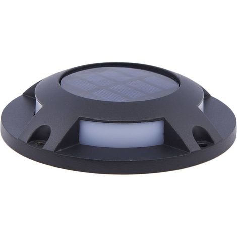 PRIOS Lámparas solares 'Selius' en Negro de Aluminio