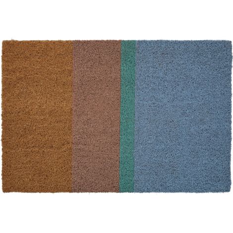 Premier Housewares Colourful Design Door Mat / Non Slip Floor Mat Indoor and Outdoor Welcome Mat With Robust Coir For Door Entrances / House Entryway / Kitchen / Outside Porch 40 x 2 x 60 (1/5)