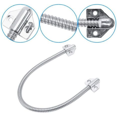 Pair Lntyq Gaine de protection flexible pour câble de porte blindé avec extrémités 400 mm x 11,2 mm Blanc (1/5)