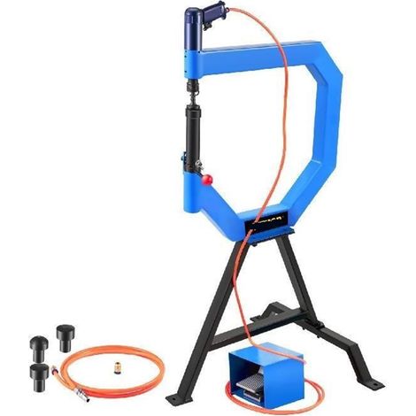 Marteau de planage pneumatique à Profondeur de Gorge 50–100 PSI for Le façonnage de la tôle, l'étirement de l'aluminium, du cuivre et du Laiton (Color : with Steel Stand, Size : 1 UK) (1/4)