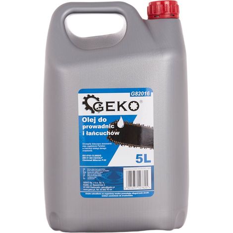 Olio per la lubrificazione di guide e catene geko 5L (4) (1/2)