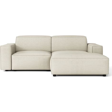 Selsey Sellmo - Ecksofa, Chenille Creme, 210 cm (1/5)