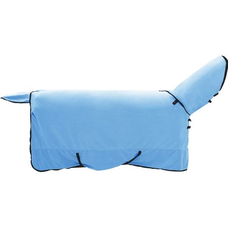 Horse Blanket Full Aqua 165 cm Polyester vidaXL