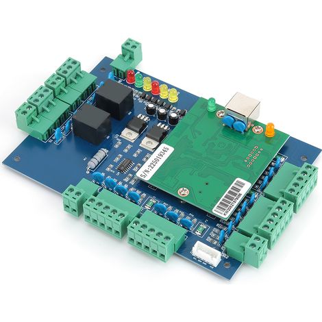 Contrôleur d'accès réseau TCP/IP 2 portes, carte panneau de contrôle, lecteur Wiegand26/34 (1/5)