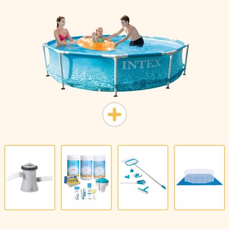 Intex Piscine Tubulaire Ronde - 305x76 cm - 5-pièces  S20978 (1/5)