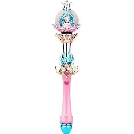 Bacchetta magica luminosa, bacchette luminose da principessa, mini giocattolo carino, microfono magico, proiettore di stelle per feste per bambini (2) (1/5)