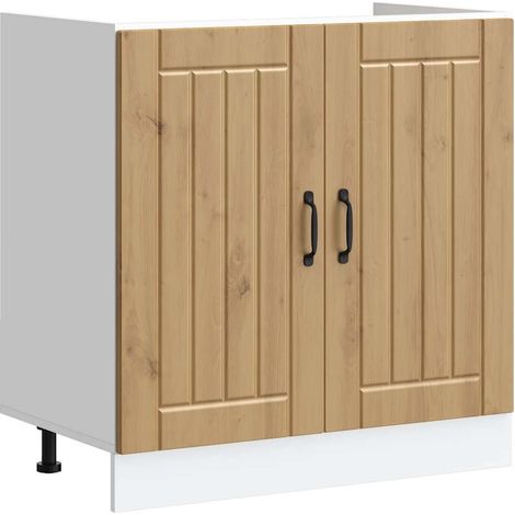 Spülenunterschrank Lucca Artisan-Eiche Holzwerkstoff