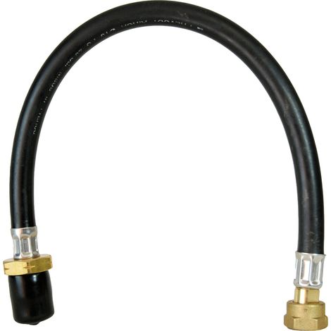 Favex – Lyre gaz souple 40 cm pour bouteille anglaise – Longueur flexible – Détendeur écrou 20 x 150 – Usage camping-car