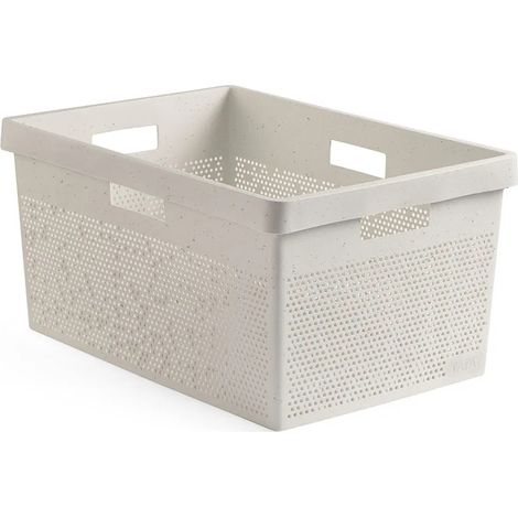 Cesto per biancheria tatay bohol ecohome 40 litri ecologico leggero (1/2)