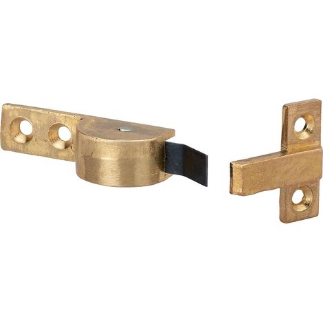 Metalux – Ressort de renvoi n° 51 en bronze – Dimensions 7,1cm hauteur, 10,6cm largeur – Compatible avec gâches électriques Beugnot (1/4)