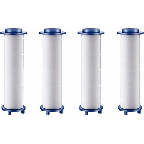 Propeller-Duschkopf, 360°-Hochdruck-Duschfilter, wassersparender drehbarer Duschkopf, Turbo-Set, Handbrausen (4 Filter) (1/5)