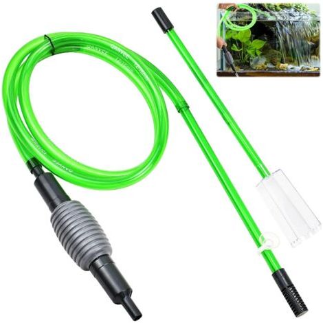 Pulitore per acquario, aspiratore per sedimenti, accessorio per acquario, aspiratore per il cambio dell'acqua dell'acquario e filtro a sabbia
