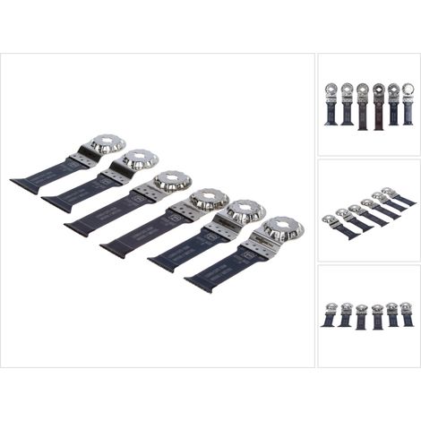 Set di lame per sega a immersione di precisione Best of E-Cut StarlockMax WOOD & METAL, 6 pezzi