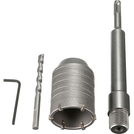 Sds Plus Shank Pierre Ciment Beton 50 Mm Mur Trou Scie Meche 200Mm Rod Nouveau (1/5)