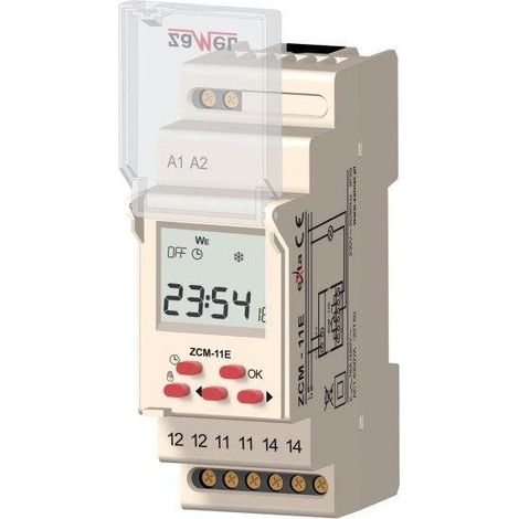 1-Kanal Wochenzeitschaltuhr ECONO 230V AC ZCM-11E (1/4)