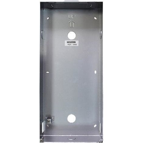 Caja empotrar para placa KIN MEET, instalación en pared, material resistente.