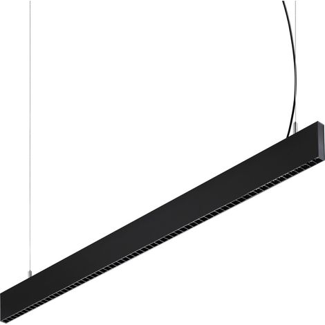Ideal Lux Sospensione Moderna Steel 1 luce LED integrato nero alluminio