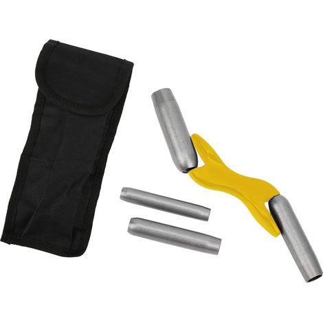 Expert Lot de 4 spatules à joints de 2,2 cm avec sac de transport accessible, ensemble d'outils pour joints de brique avec sac de rangement (1/5)