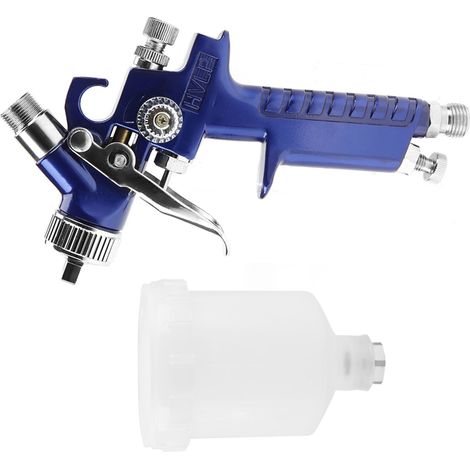 Pistolet à peinture/apprêt pneumatique H-2000A, buse de 1,0 mm, capacité de 125 ml (1/5)