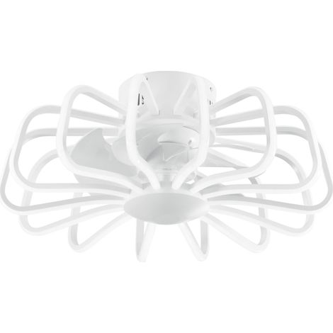 "Ventilatore LED GRECALE 80W bianco estate/inverno 6 velocità con Wi-Fi"