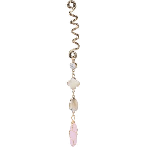 Pendentif Dreadlock Alliage Bijoux Cheveux Coils Tresses Déco Clips Accessoire Cheveux Tressés Parure Fêtes Expositions Mariages Banquets Balle Printemps Coquillage Perle Trèfle (1/5)