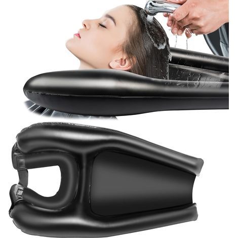 Bac à shampoing portable en PVC – Lavage facile pour personnes âgées, handicapées et femmes enceintes – Confortable et pratique (1/5)