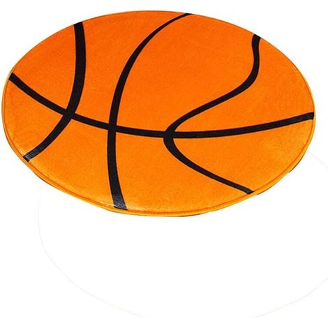 3D Printed Basketball Pattern Carpet for Bedroom Bathroom Computer Chair Anti-Slip Floor Mat Cushion Cover for Living Room Decor