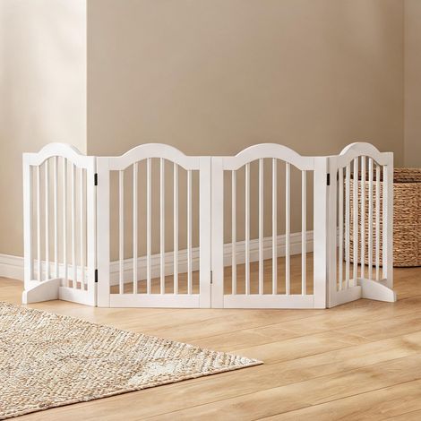 Enclos pour chat weiß en mDF Massivholz 208 x 29,5 x 61 cm (1/5)