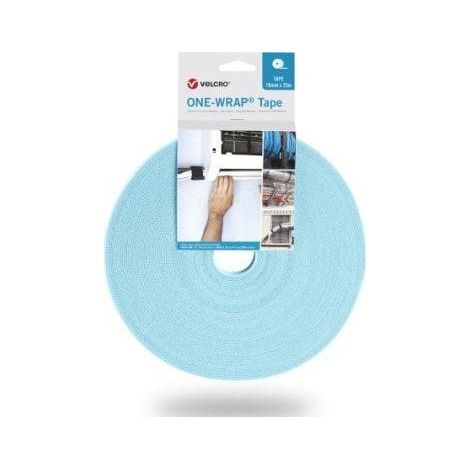 Cinta adhesiva Velcro ONE-WRAP® turquesa 10 mm x 25 m