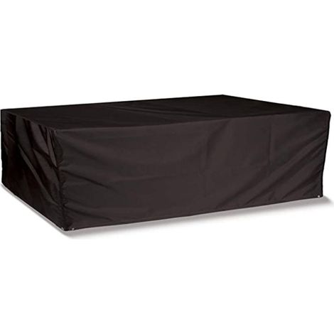Housse imperméable pour meubles anti-poussière Housse pour tables et chaises de patio carré d'extérieur
