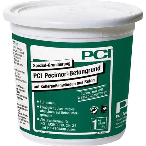 PCI Pecimor-Betongrund 1kg Eimer weiß (Pulver)